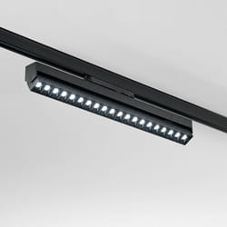 Perenz - Plafoniera Per Binario Metallo Nero Acrilico Led 30W 3000K