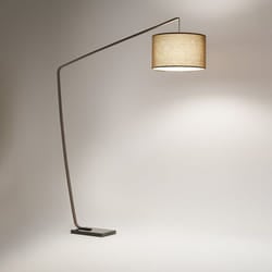 Perenz - Piantana Contemporanea Zoe Metallo Marrone Marmo 1 Luce E27