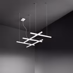 Collezione Net LA LAMPADA CHE TI STUPISCE Sospensione bianca opaco elegante e moderna, perfetta per qualsiasi tipo di ambient ...