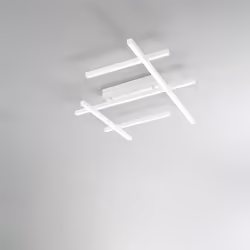 Collezione Net LA LAMPADA CHE TI STUPISCE Plafoniera bianco opaco elegante e moderna, perfetta per qualsiasi tipo di ambiente ...