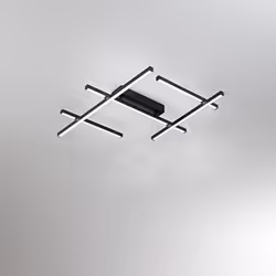 Collezione Net LA LAMPADA CHE TI STUPISCE Plafoniera nero opaco elegante e moderna, perfetta per qualsiasi tipo di ambiente.  ...