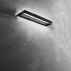 Collezione Vega LA LAMPADA CHE BRILLA DI LUCE PROPRIA Applique nera elegante a LED, progettato per abbellire gli interni con ...