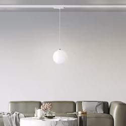 Collezione Binario COMPONI LA TUA ILLUMINAZIONE La lampada a soffitto ha una struttura in metallo bianco e formata da due sos ...