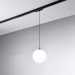 Collezione Binario COMPONI LA TUA ILLUMINAZIONE La lampada a soffitto ha una struttura in metallo nero e formata da due sospe ...