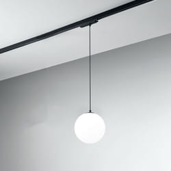 Perenz - Sospensione Binario Metallo Nero Acrilico Led 24W 3000K