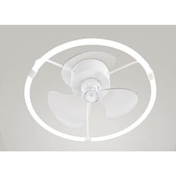 Ventilatore a plafone led perenz lem 30w 3 pale bianco - 7176bct