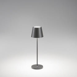 Perenz - Lampada Tavolo Esterno Moderna Diva Alluminio Grigio Led 1,5W 3000K