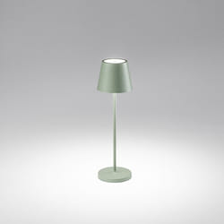 Perenz - Lampada Tavolo Esterno Moderna Diva Alluminio Verde Led 2,5W 3000K
