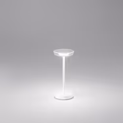 Collezione Soap LIBERA LA LUCE OVUNQUE Lampada da tavolo ricaricabile a batterie in metallo e Abs verniciato per uso interno/ ...