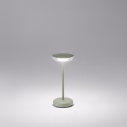 Collezione Soap LIBERA LA LUCE OVUNQUE Lampada da tavolo ricaricabile a batterie in metallo e Abs verniciato per uso interno/ ...