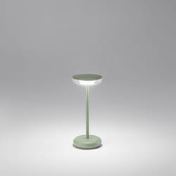 Lampada Tavolo Esterno Moderna Soap Acrilico Verde Led 1,5W 3000K