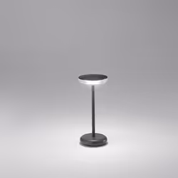 Collezione Soap LIBERA LA LUCE OVUNQUE Lampada da tavolo ricaricabile a batterie in metallo e Abs verniciato per uso interno/ ...
