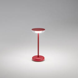 Perenz - Lampada Tavolo Esterno Moderna Soap Acrilico Rosso Led 2W 3000K