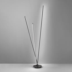 Perenz - Piantana Moderna Twins Metallo Nero Led 47W 3000K