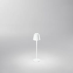 Perenz - Lampada Tavolo Esterno Moderna Mini Diva Alluminio Bianco Led 1,5W 3000K