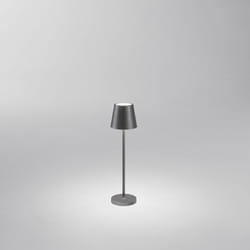 Perenz - Lampada Tavolo Esterno Moderna Mini Diva Alluminio Grigio Led 1,5W 3000K