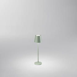 Perenz - Lampada Tavolo Esterno Moderna Mini Diva Alluminio Verde Led 1,5W 3000K