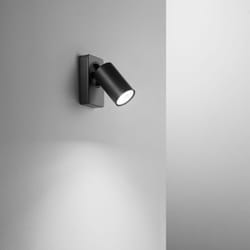 Perenz - Spot Moderno Oddy Alluminio Nero 1 Luce Gu10