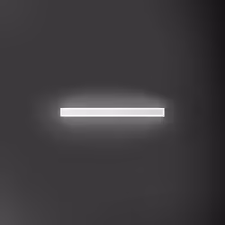Collezione Wally AMPIA LUCE PER IL TUO AMBIENTE Applique in alluminio bianco opaco LED 22W 2600LM - 3000K L100 × 8,5 × Pr.5,3 ...