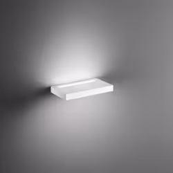 Collezione Floor LA LUCE MULTIFUNZIONE Applique in metallo e alluminio bianco opaco Led 10W+18W 800LM+1440LM 3000K L28 × 3 × ...