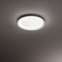 Perenz - Plafoniera Moderna Edge Alluminio Bianco Acrilico Led 38W 3000K