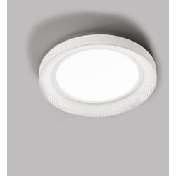 Plafoniera Contemporanea Hive Metallo Bianco Acrilico Led 40W Cct 3000/4000K