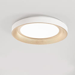 Plafoniera Contemporanea Hive Metallo Oro Acrilico Led 40W Cct 3000/4000K