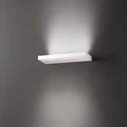 Collezione Bed DIFFUSORI ANTIABBAGLIAMENTO Applique in metallo e alluminio bianco opaco Led 11W 1760LM 3000K L38,5 x 15 x 3 c ...