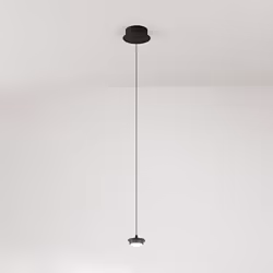 Collezione Hunter COMPONI LA TUA SOSPENSIONE Sospensione in metallo e alluminio nero opaco LED 5W 400LM - 3000K D.10 x H.reg. ...