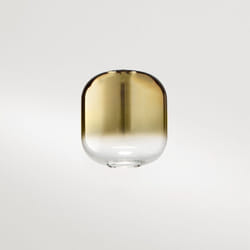 Perenz - Vetro Borosilicato Contemporaneo Hunter Oro Specchiato D14