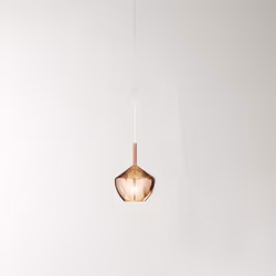 Collezione Rain COMPONI LA TUA LUCE Vetro borosilicato rame specchiato D.22,5 x H.27 cm (Lcavo 250 cm) 1 luce E27 max 60W (no ...