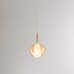 Collezione Rain COMPONI LA TUA LUCE Vetro borosilicato ambra trasparente D.20 x H.27,5 cm (Lcavo 250 cm) 1 luce E27 max 60W ( ...