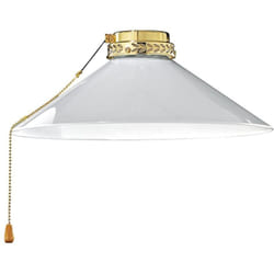 Kit Luce Vetro Bianco Grande Con Portalamapada Bianco