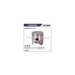 Pistone completo Ø 40.5mm spinotto per decespugliatore 543R HUSQVARNA Codice: 172586 Codice originale: AT