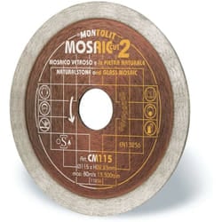 Montolit - disco diamantato 125 mm cermont CM125 per mosaico e ceramica sottile