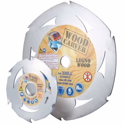 DISCO LAMA CIRCOLARE PER LEGNO 115 MM PER SMERIGLIATRICI ANGOLARI MONTOLIT WOOD CARVER 115LL Lame circolari da legno ideali p ...