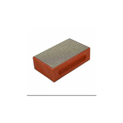 Raimondi tampone diamantato 55x90 mm rosso grana 200