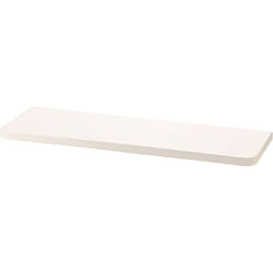 King Home mensola in truciolare nobilitato bordato su 3 lati BIANCO(cm 60x2x20) cartone da 4 pezzi