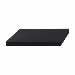 mensola tamburata color wenge, prodotto in MDF spessore 50 mm, dotato di supporto di fissaggio a muro a scomparsa, finitura i ...