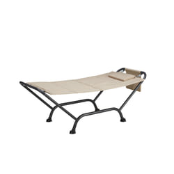 Biacchi Gianfranco Amaca con Supporto Maldive in Acciaio E PVC Beige 98X230X82cm