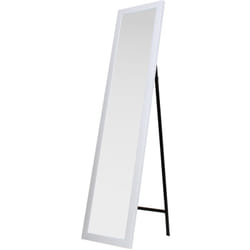 Biacchi Gianfranco - King Home S1710527 Specchio da Pavimento con Cornice, Bianco, 30X150H