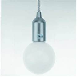 Biacchi Gianfranco - Lampada led a batteria argento k Light