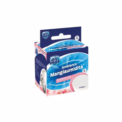 Kit 2 ricariche tab per assorbiumidità Ambiance Mini; Materia prima: Cloruro di calcio; Rendimento ideale: 100 grammi lavoran ...