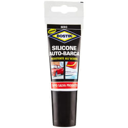 Bostik - Silicone Auto e Barche Nero 60 ml Sigillature Facili, Pratiche e Rapide