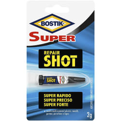 Bostik - Super Repair Shot 2 gr Colla per Plastiche, Gomma, Metalli e Porcellana