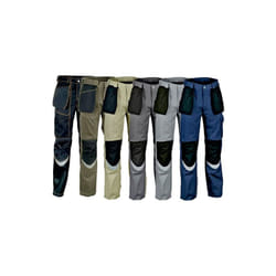 Pantaloni estivi da lavoro Cofra Carpenter multitasca - 44 (EU) - Nero