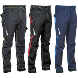 Pantaloni da lavoro Cofra Montijo - - Antracite/Verde