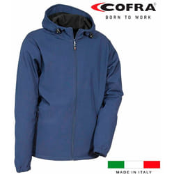 Giacca softshell Vannas blu navy Cofra taglia xl