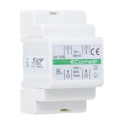 Comelit - Trasformatore con primario 230V secondario 12V ac / 15 va per uso continuo