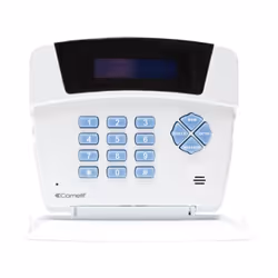 Combinatore telefonico Comelit GSM/PSTN con display LCD, gestione allarmi via SMS e chiamata. Soluzione stand-alone semplice ...